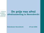 Cover van De prijs van afval